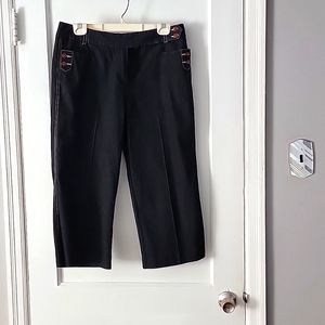 Black Cropped Jeans